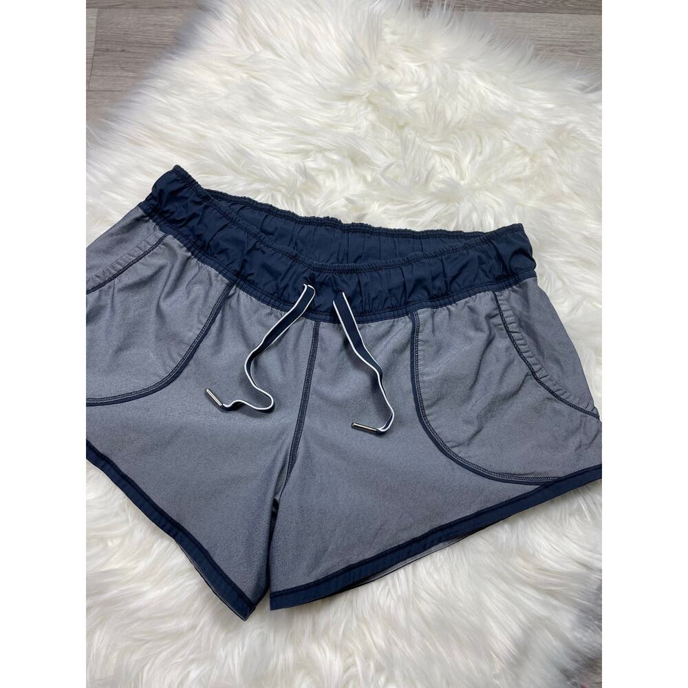 🔥Lululemon Athletic Work It Out Shorts Inkwell Navy Blue Women’s 8 - Picture 4 of 16